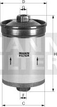 Mann-Filter WK 618 - Kuro filtras autoreka.lt