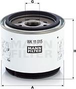 Mann-Filter WK 11 015 x - Kuro filtras autoreka.lt