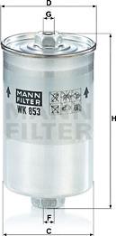 Mann-Filter WK 853 - Kuro filtras autoreka.lt