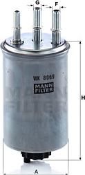 Mann-Filter WK 8069 - Kuro filtras autoreka.lt