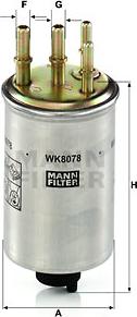Mann-Filter WK 8078 - Kuro filtras autoreka.lt