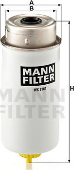 Mann-Filter WK 8104 - Kuro filtras autoreka.lt