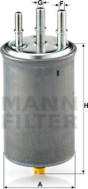 Mann-Filter WK 829/7 - Kuro filtras autoreka.lt