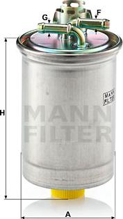 Mann-Filter WK 823 - Kuro filtras autoreka.lt