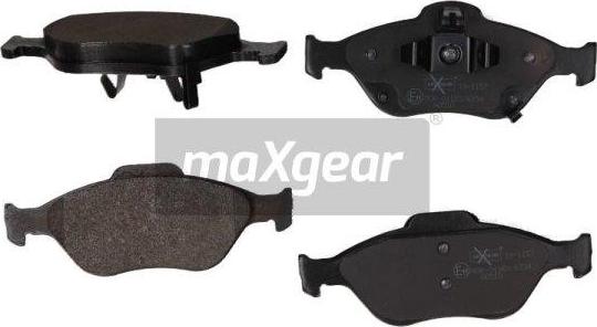 Maxgear 19-1157 - Stabdžių trinkelių rinkinys, diskinis stabdys autoreka.lt