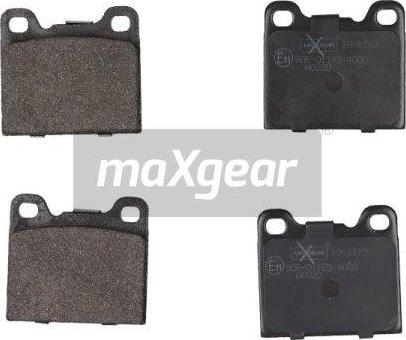 Maxgear 19-1119 - Stabdžių trinkelių rinkinys, diskinis stabdys autoreka.lt