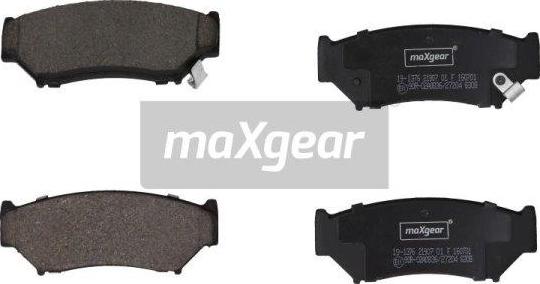 Maxgear 19-1376 - Stabdžių trinkelių rinkinys, diskinis stabdys autoreka.lt