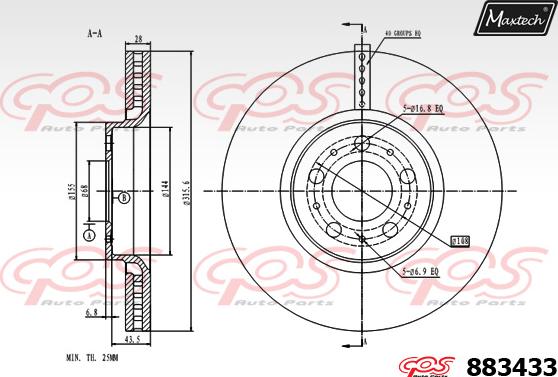 Maxtech 72940010 - Stūmoklis, stabdžių apkaba autoreka.lt