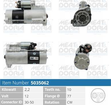 Meat & Doria 5035062 - Starteris autoreka.lt