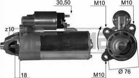 Messmer 220015 - Starteris autoreka.lt