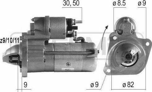 Messmer 220149A - Starteris autoreka.lt