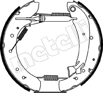 Metelli 51-0074 - Stabdžių trinkelių komplektas autoreka.lt