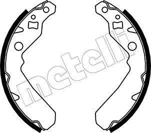 Metelli 53-0045 - Stabdžių trinkelių komplektas autoreka.lt