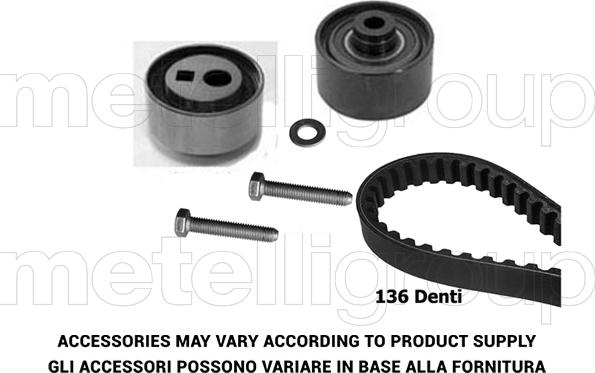 Metelli 29-0069 - Paskirstymo diržo komplektas autoreka.lt