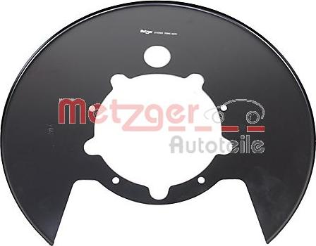 Metzger 6115501 - Apsauginis skydas, stabdžių diskas autoreka.lt