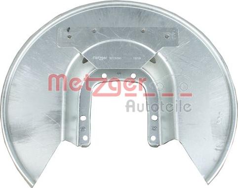 Metzger 6115290 - Apsauginis skydas, stabdžių diskas autoreka.lt