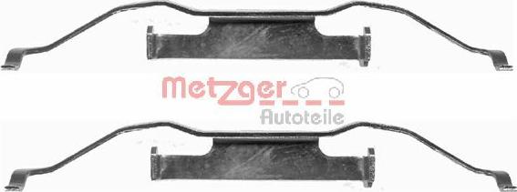 Metzger 109-1148 - Priedų komplektas, diskinių stabdžių trinkelės autoreka.lt