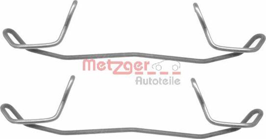 Metzger 109-1123 - Priedų komplektas, diskinių stabdžių trinkelės autoreka.lt