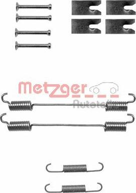 Metzger 105-0862 - Priedų komplektas, stabdžių trinkelės autoreka.lt