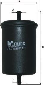 Mfilter BF 674 - Kuro filtras autoreka.lt