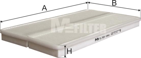 Mfilter K 941 - Filtras, salono oras autoreka.lt