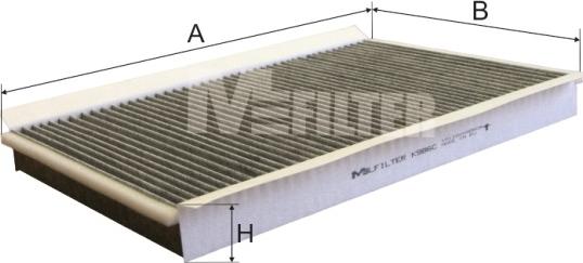 Mfilter K 986C - Filtras, salono oras autoreka.lt