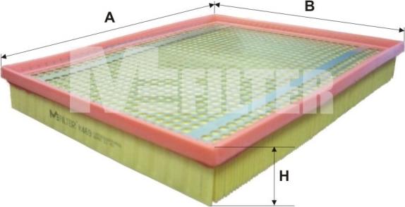 Mfilter K 469 - Oro filtras autoreka.lt