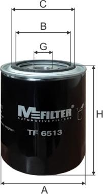 Mfilter TF 6513 - Alyvos filtras autoreka.lt