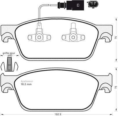 Magneti Marelli 323700014700 - Stabdžių trinkelių rinkinys, diskinis stabdys autoreka.lt