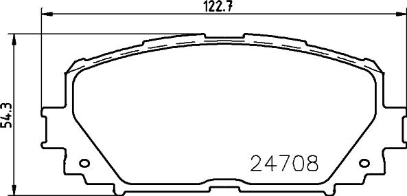 Mintex MDB2956 - Stabdžių trinkelių rinkinys, diskinis stabdys autoreka.lt