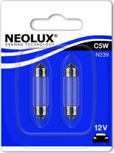 NEOLUX® N239-02B - Lemputė, valstybinio numerio apšvietimas autoreka.lt