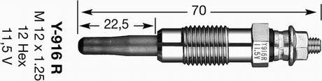 NGK 2785 - Kaitinimo žvakė autoreka.lt