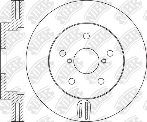 NiBK RN1536SET - Stabdžių diskas autoreka.lt