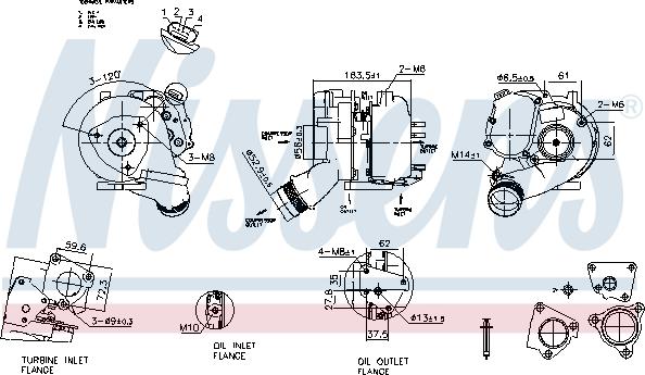 Nissens 93280 - Kompresorius, įkrovimo sistema autoreka.lt