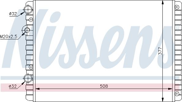 Nissens 694369 - Radiatorius, variklio aušinimas autoreka.lt