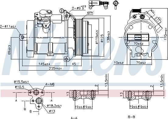 Nissens 89606 - Kompresorius, oro kondicionierius autoreka.lt