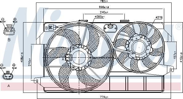 Nissens 85263 - Ventiliatorius, radiatoriaus autoreka.lt