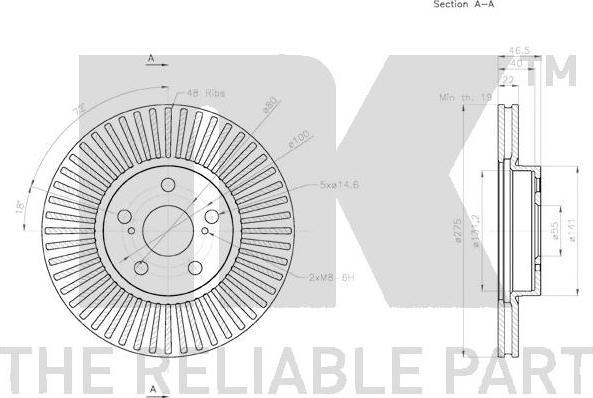 NK 3145132 - Stabdžių diskas autoreka.lt