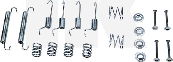 NK 79350008 - Priedų komplektas, stovėjimo stabdžių trinkelės autoreka.lt