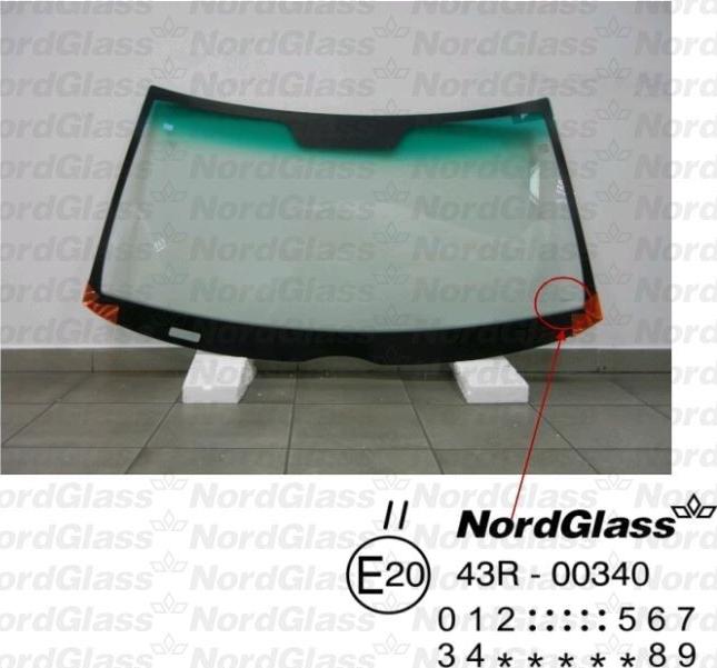 NordGlass 4046144 - Priekinis stiklas autoreka.lt
