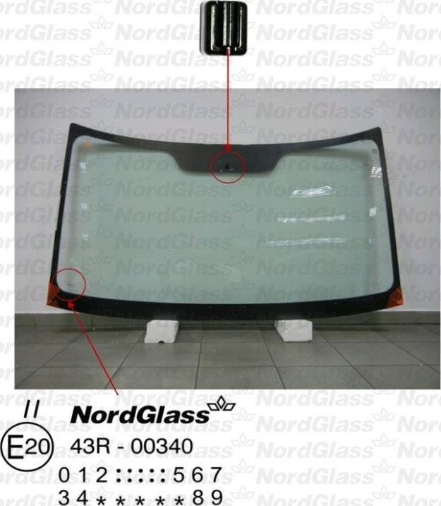 NordGlass 4042465 - Priekinis stiklas autoreka.lt