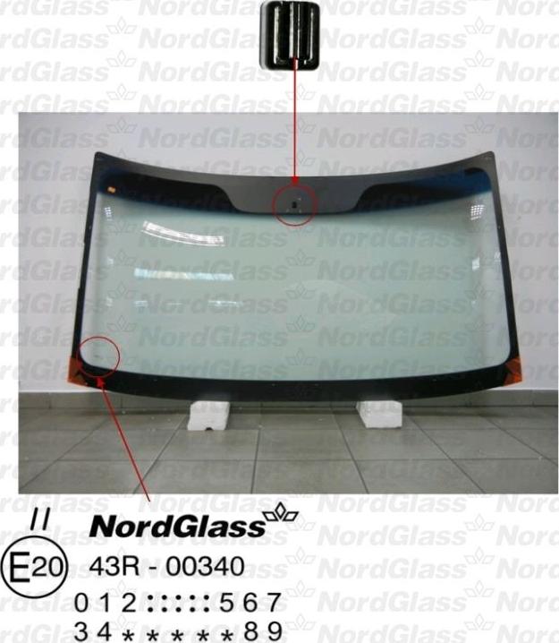 NordGlass 4042548 - Priekinis stiklas autoreka.lt