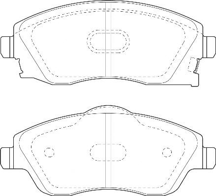 Omnicraft 2134898 - Stabdžių trinkelių rinkinys, diskinis stabdys autoreka.lt