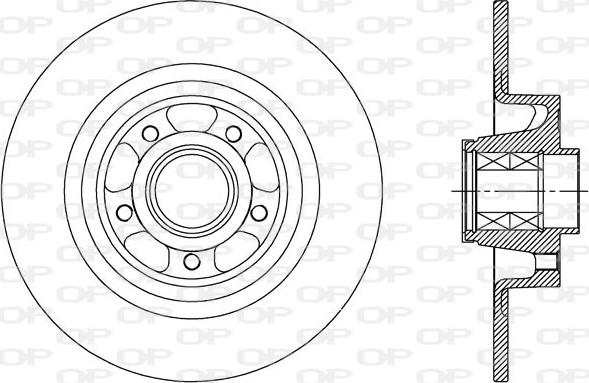 Open Parts BDA2514.30 - Stabdžių diskas autoreka.lt