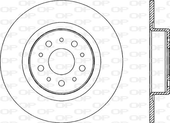 Open Parts BDA2179.10 - Stabdžių diskas autoreka.lt