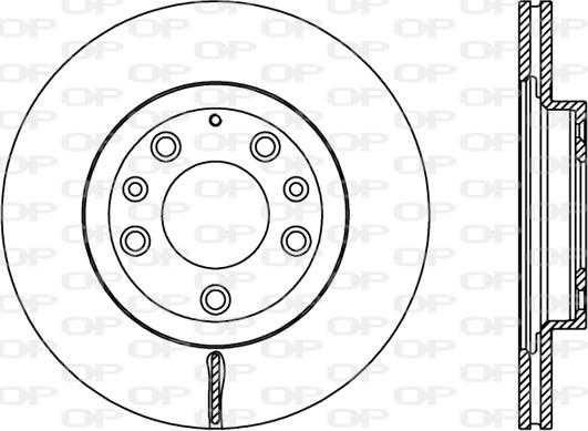 Open Parts BDR2450.20 - Stabdžių diskas autoreka.lt