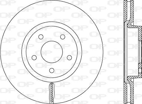 Open Parts BDR2687.20 - Stabdžių diskas autoreka.lt