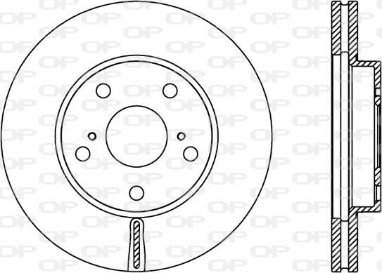 Open Parts BDR2377.20 - Stabdžių diskas autoreka.lt