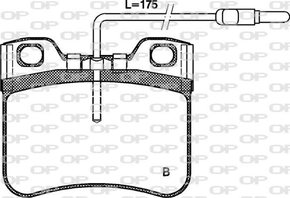 Open Parts BPA0247.14 - Stabdžių trinkelių rinkinys, diskinis stabdys autoreka.lt