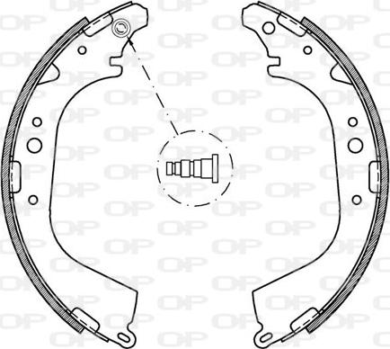 Open Parts BSA2175.00 - Stabdžių trinkelių komplektas autoreka.lt